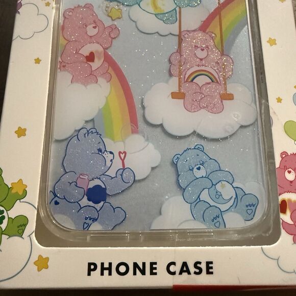 Care Bears Iphone 13/14 Pro Max Glitter Protective Phone Case Skinny Dip London - Picture 2 of 5